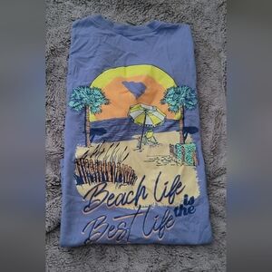 Gildan Heavy Cotton T-Shirt in Light Blue